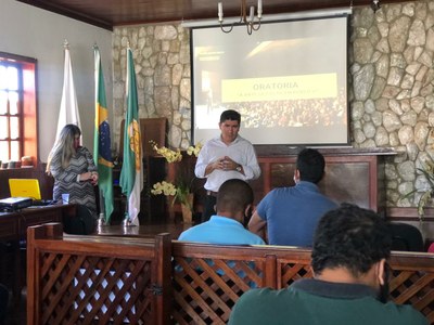 Curso de oratória realizado no dia 21 de Maio.